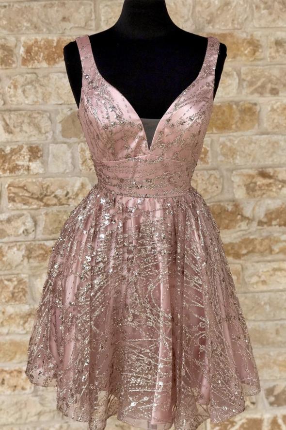 Cute tulle sequins short dress party dress Homecoming Dress cg16745