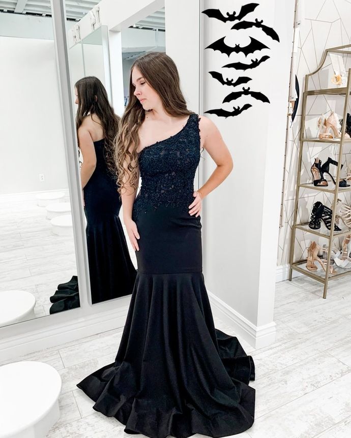 Charming Appliques Mermaid Prom Dresses,Long Prom Dresses cg16785