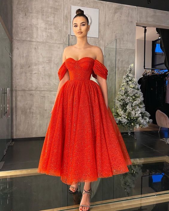 Off The Shoulder shiny prom dress , charming prom dress cg17140