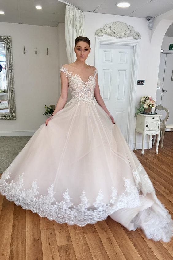 Off the Shoulder Appliques Ivory Long Prom Dress cg17348