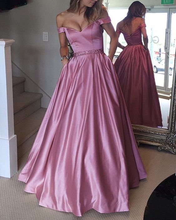 Mauve Princess prom dresses cg17565