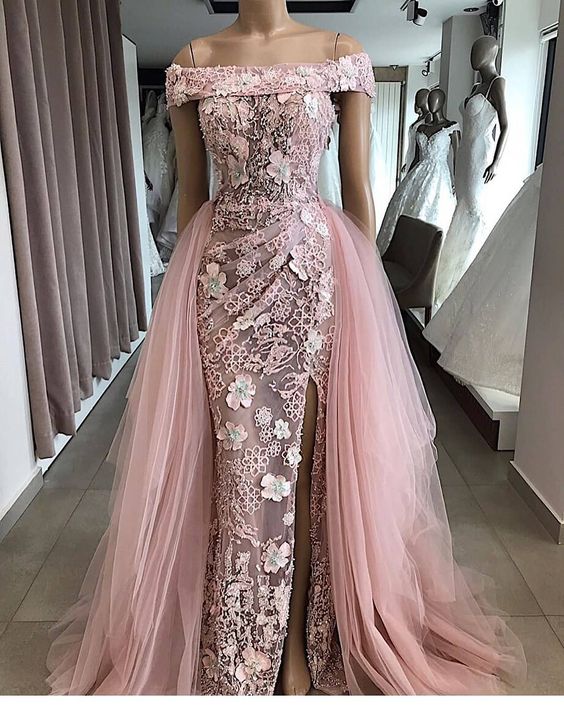 Unique Mermaid Long Prom Dress with Appliques cg17750