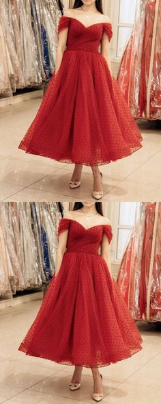Vintage 1950s Prom Party dresses tulle ball gown off the shoulder cg17891