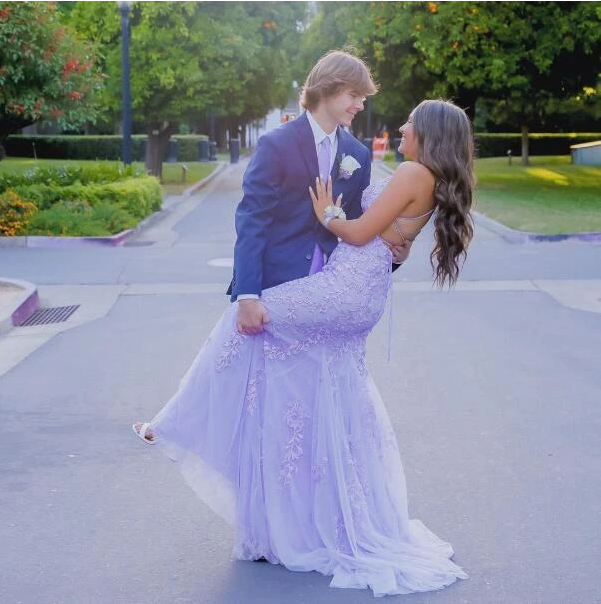 Lace Mermaid Long Prom Dress cg17996