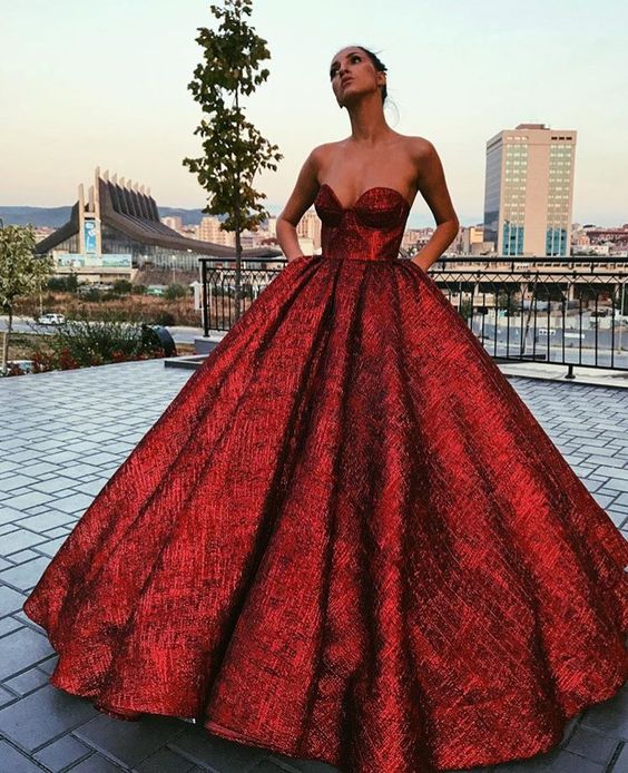 Long Prom Dress, Ball Gown Prom Dress, Prom Dress Vintage cg18024