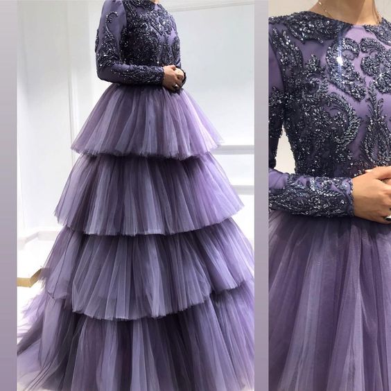 Long Prom Dresses Modest 2021 ball gown Prom Dresses Elegant cg18073