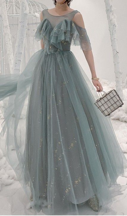 Prom Dresses Gray Beautiful Stunning Long Classy Evening Dress Elegant Gown cg18169