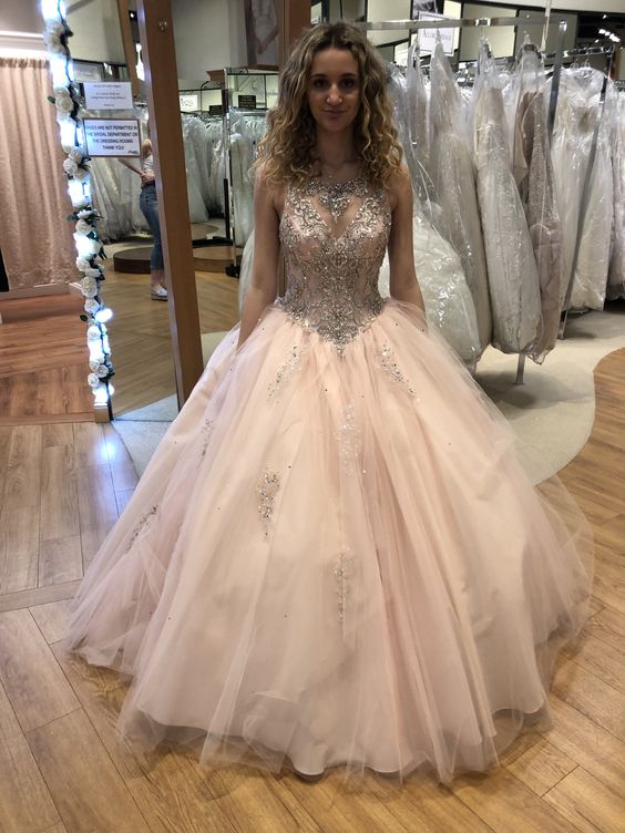 A line Tulle Prom Dress Lace Appliques Women Party Dress cg18226