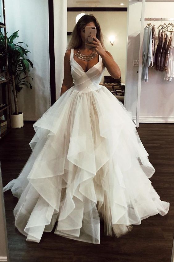 A line wedding dresses Prom Dress, Formal Gown cg18234