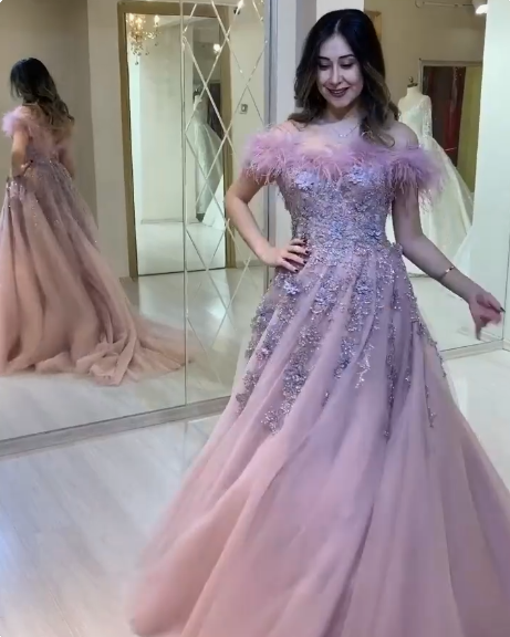 A line long Prom Dress, Formal Gown cg18239