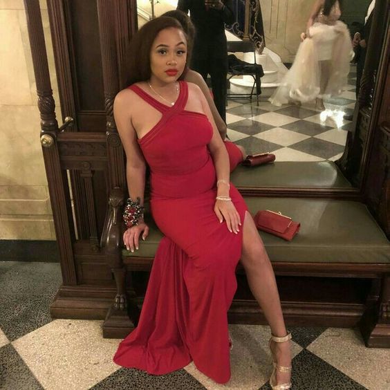 Halter satin sleeveless prom dress cg18313