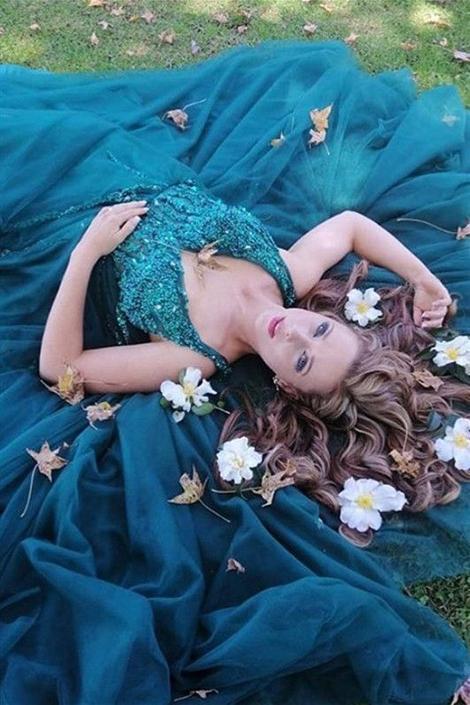 luxury blue beading prom dresses, fashion long prom gowns, sexy prom dresses for teens cg18813