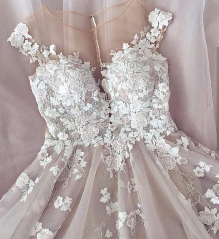 Lace prom dress A line evening dress cg18974