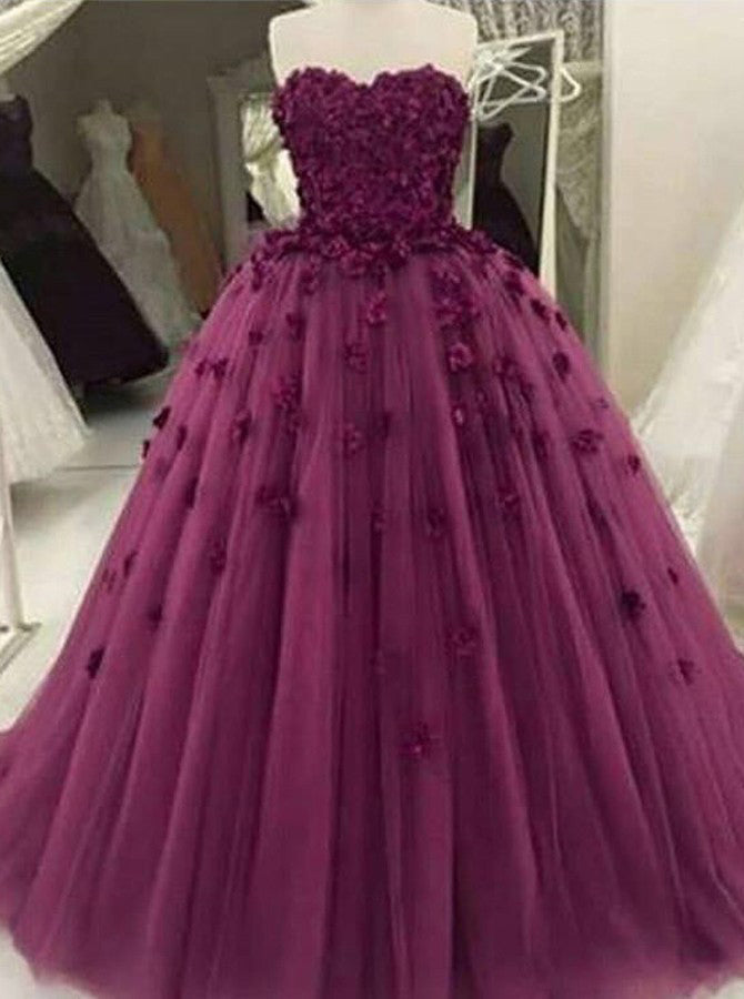 Charming Sweetheart Floor-Length Wedding Dress with Patchwork,Prom Dresses cg19120