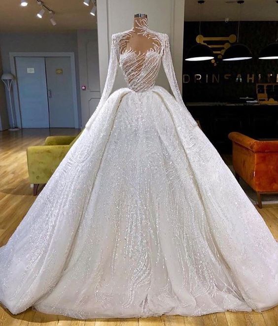 white ball gown fashion new Prom Dress cg19446