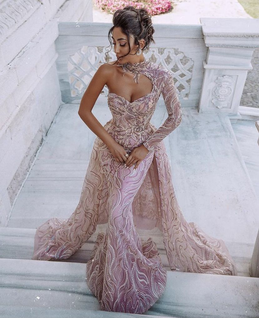 A line ball gown evening dress sexy long Prom Dresses cg19536