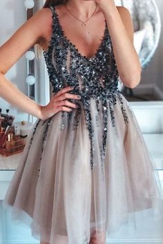 Short homecoming dresses, beaded homecoming dresses, party dresses dancing dresses cg19701