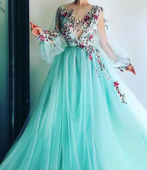 custom evening prom dresses Sexy See Through prom Dresses cg19718