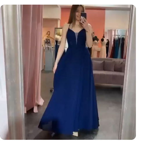 Newest Spaghetti Straps A-Line Prom Dresses cg19934