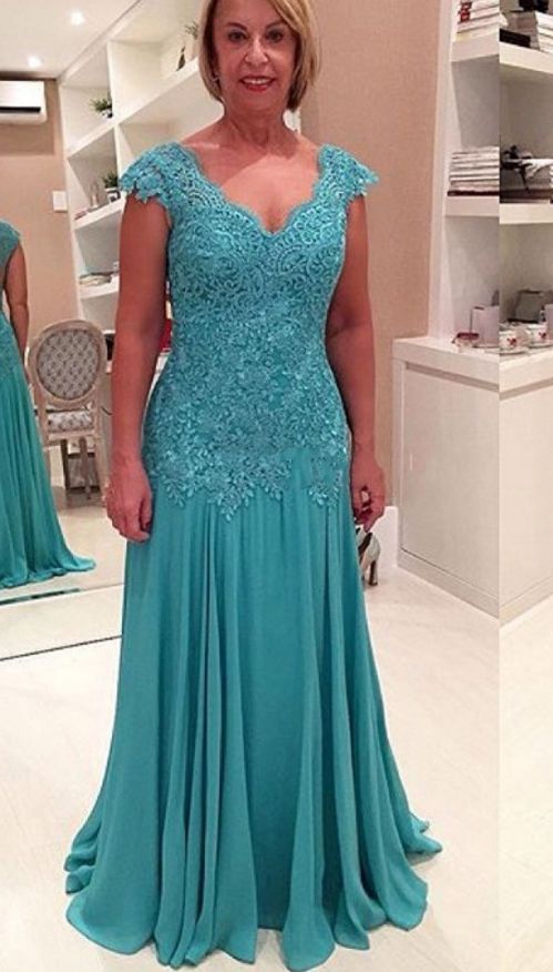 Charming Prom Dress Sleeveless Lace Chiffon Mother of the Bride Dresses cg19951