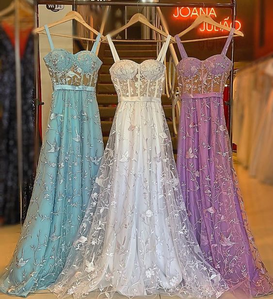 A line Custom evening Dress Prom Dress cg20070