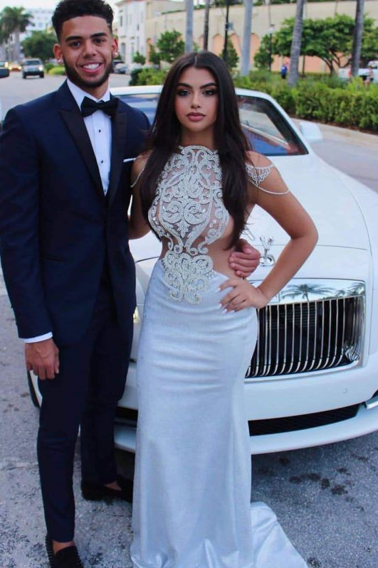 Sexy Mermaid Prom With Split Criss-cross Back Long Prom Dress cg20342