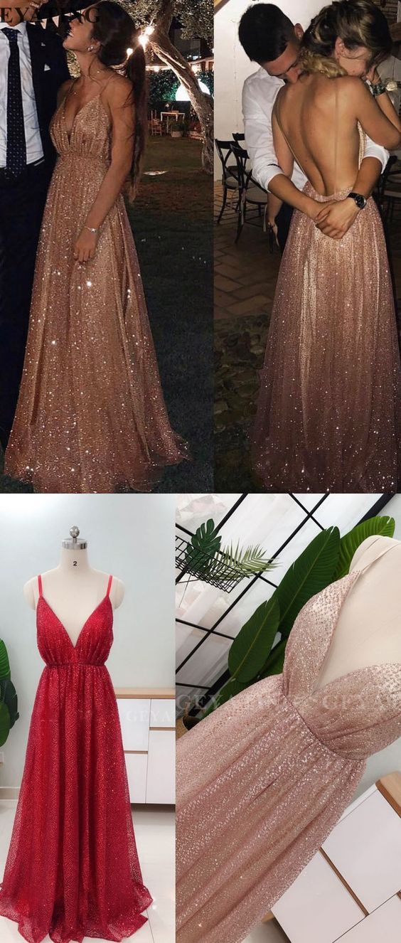 bling bling sequins long evening party dress backless prom gown cg20402