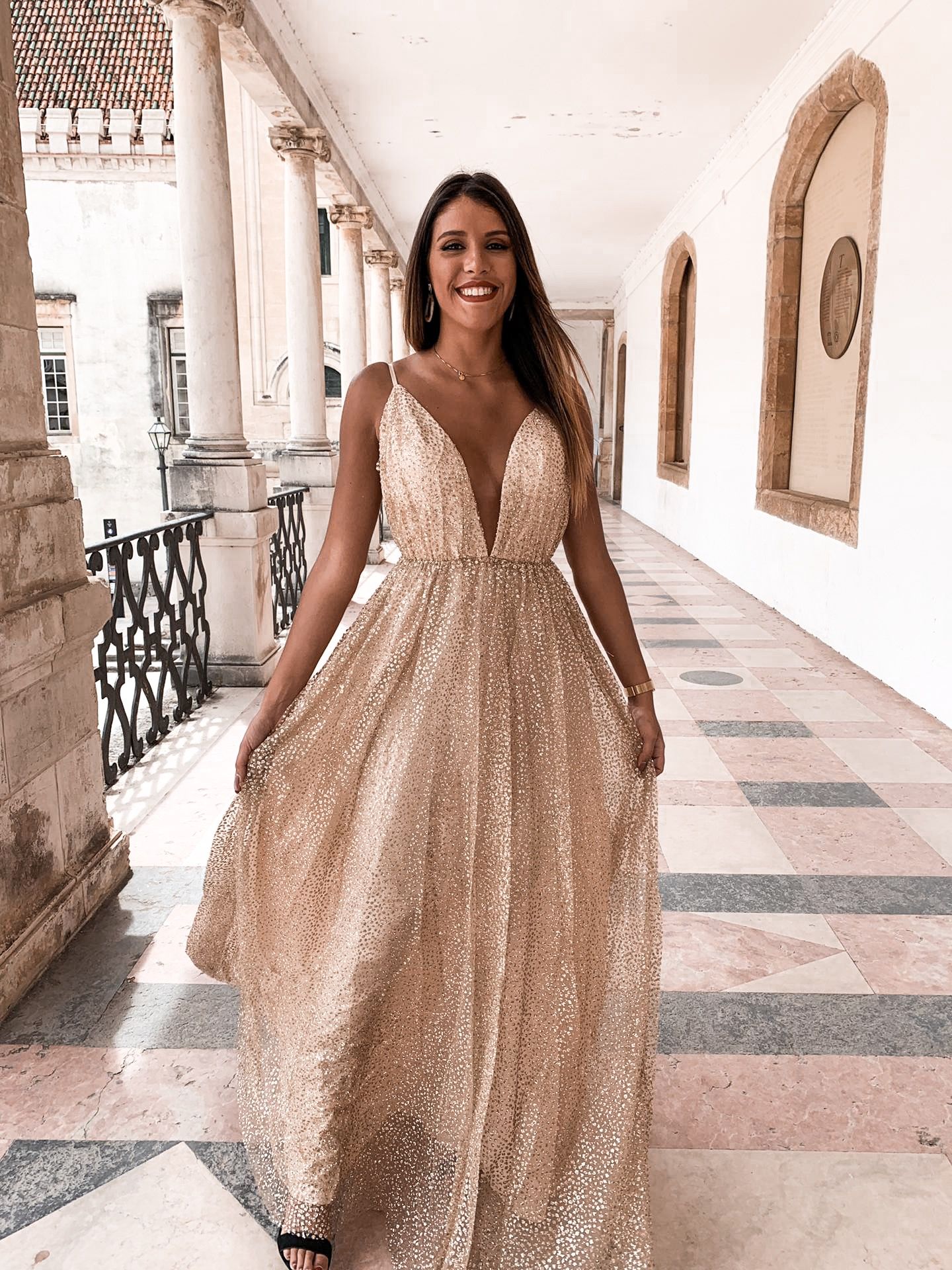 A-line long formal dress prom dress cg20724