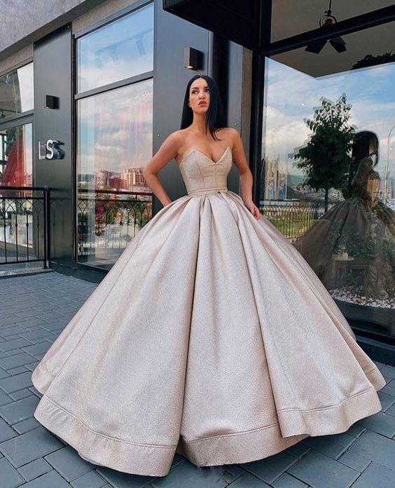 New Long Evening Dress Sweetheart Floor-length Party Formal Gown prom dress cg20747