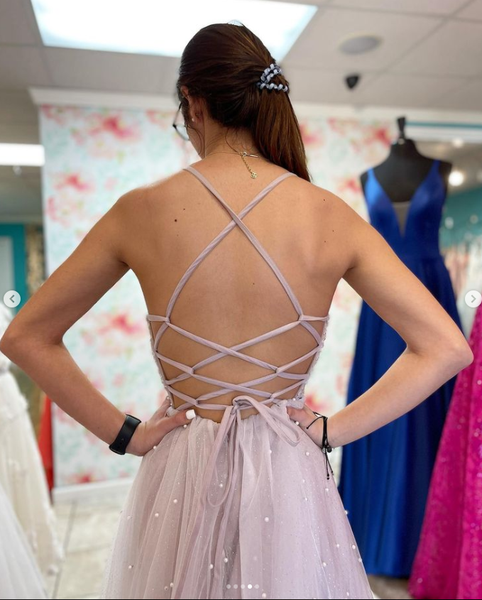 Sexy V-Neck Beading A-Line Prom Dresses,Long Prom Dresses cg20788