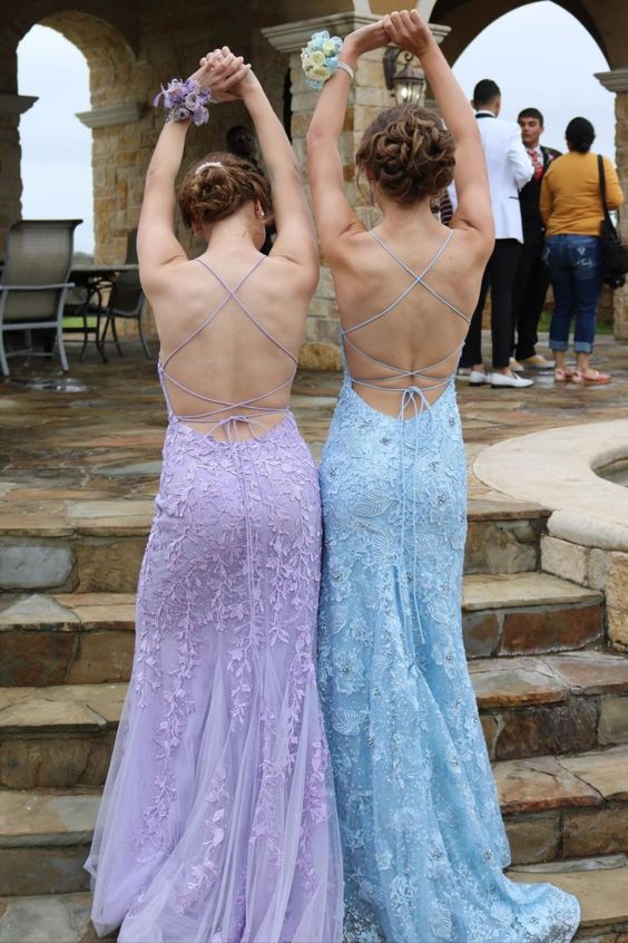 2022 mermaid lace appliqued long prom dresses formal dresses cg20862