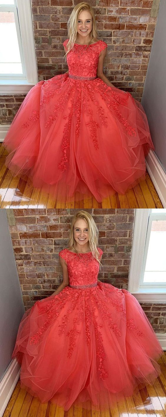 O-Neck Appliques Prom Dresses,Long Prom Dresses,Cheap Prom Dresses, Evening Dress Prom Gowns, Formal Women Dress Prom Dress cg20922