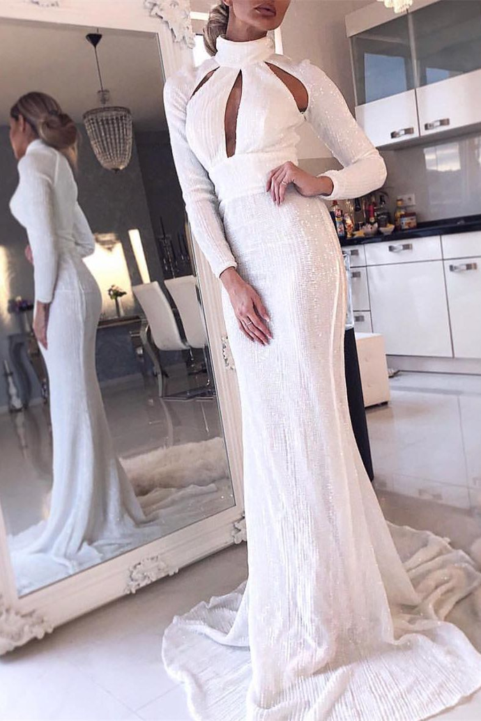 Prom Dresses long White Prom Dress cg20976