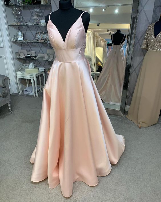 Sexy Spaghetti Straps A-Line Prom Dresses, Evening Dress Prom Gowns, Formal Women Dress,Prom Dress cg20997