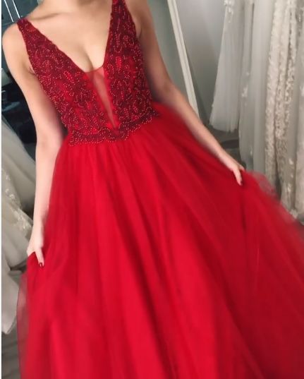 Red Prom Dress,Charming Evening Dress,Prom Dresses cg21126