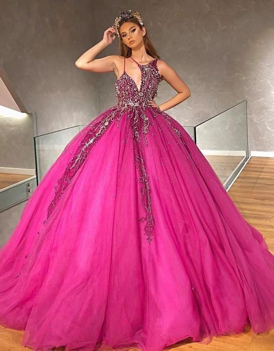 Custom Prom Long 2022 Women Formal Dresses Tulle Quinceanera Dress cg21286