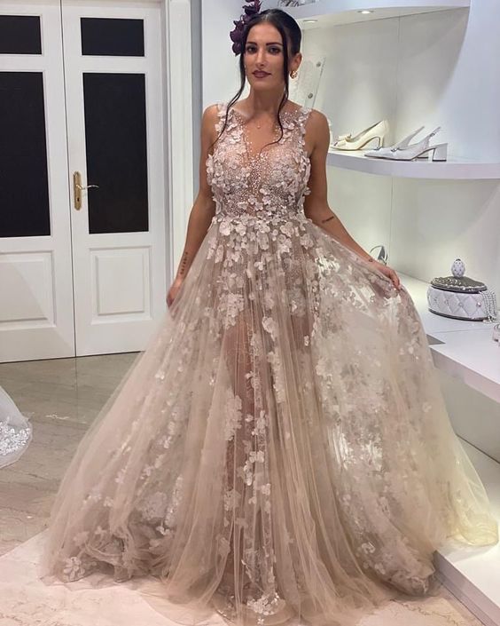 lace prom dresses, long prom dresses ,prince prom dresses cg21300
