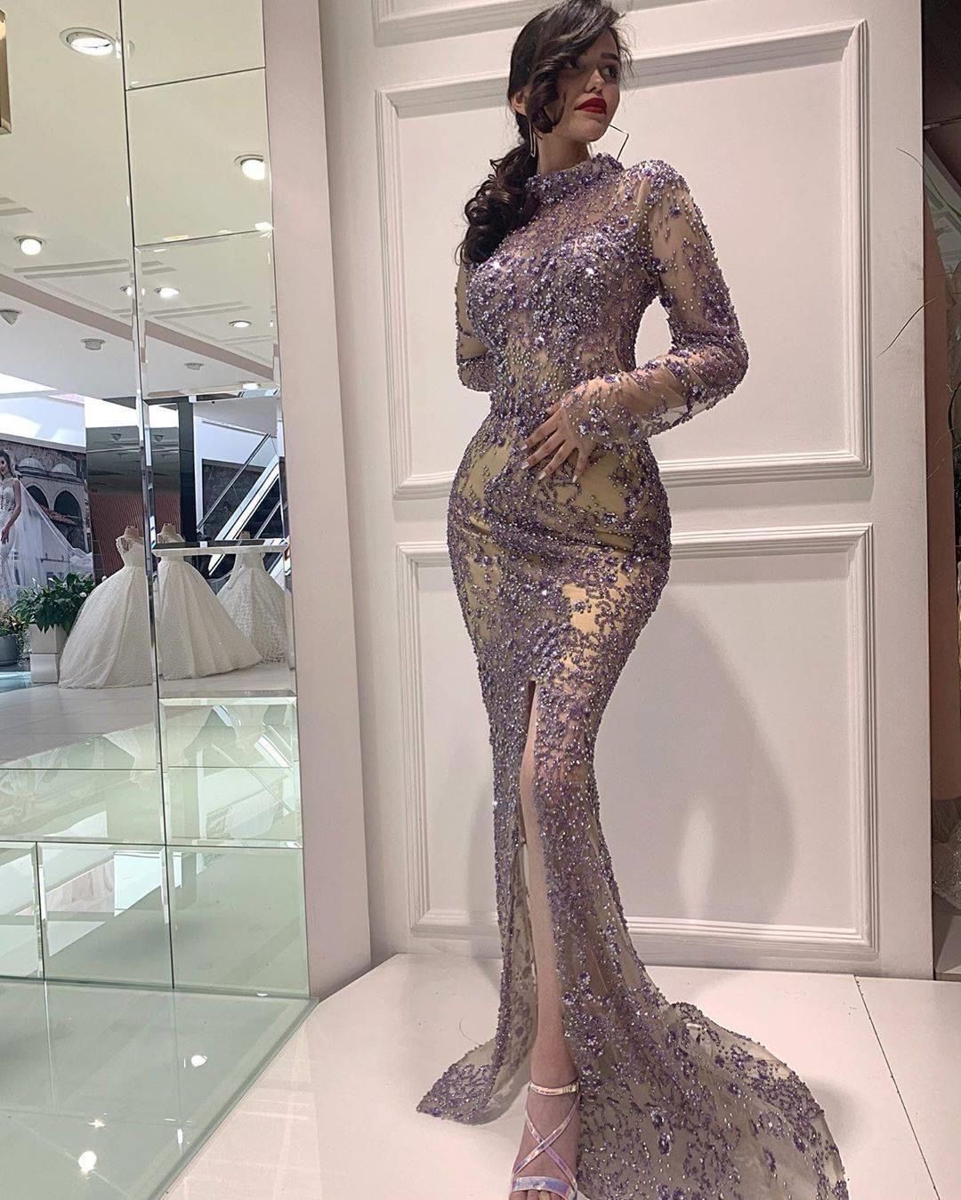 Memaid Long Prom Dress Sexy Evening Gown cg21645