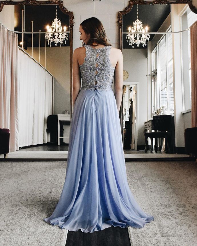 Charming O-Neck A-Line Prom Dresses Long Prom Dresses,Cheap Prom Dresses cg22006