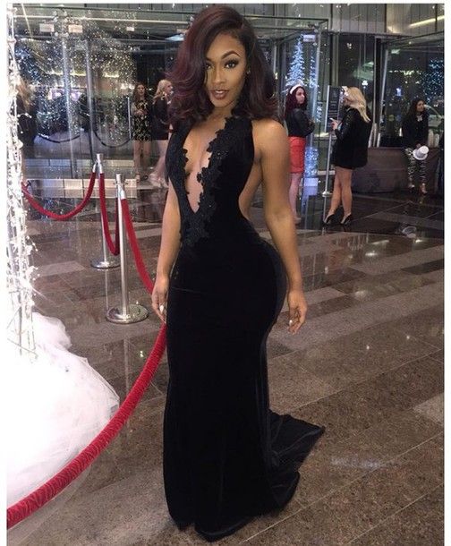 Mermaid Prom Dress,Backless Prom Dress,Black Prom Dress,Fashion Prom Dress,Sexy Party Dress cg22220