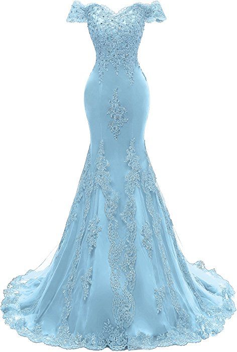 Women's V Neckline Mermaid Lace Long Prom Gown cg22293
