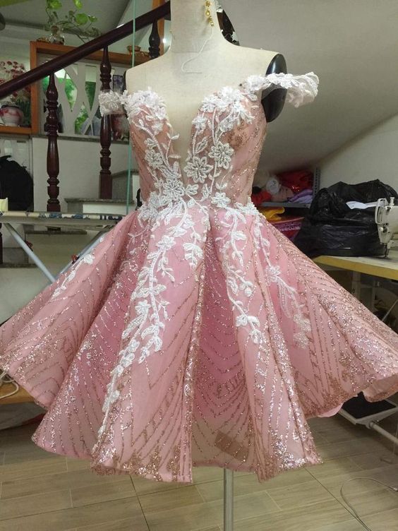 Cute Short Dress Homecoming Dress cg22331