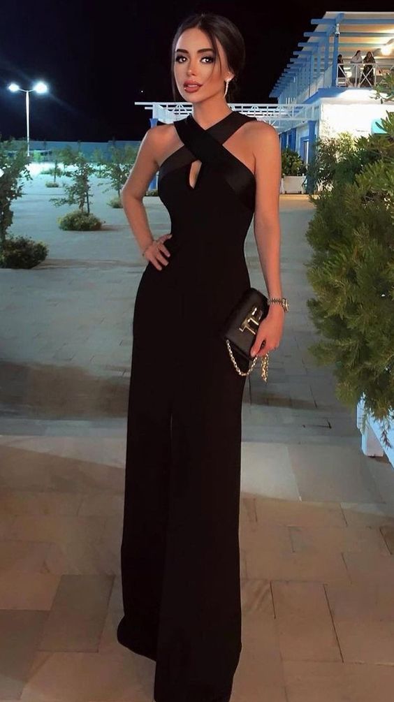 black long prom dress, evening dress cg22335