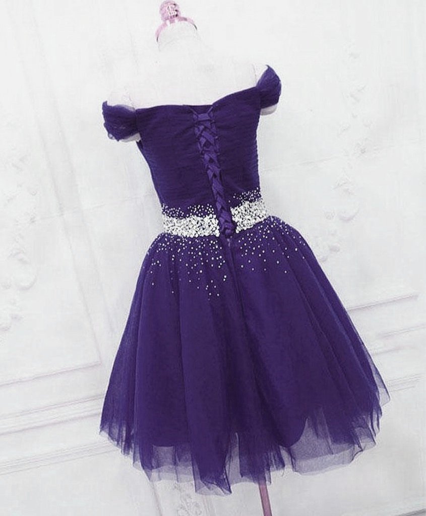 Purple Homecoming Dress Party Dress cg22429