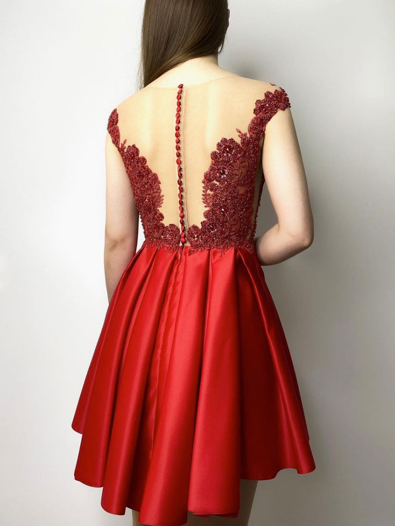RED HOMECOMING DRESS cg22434
