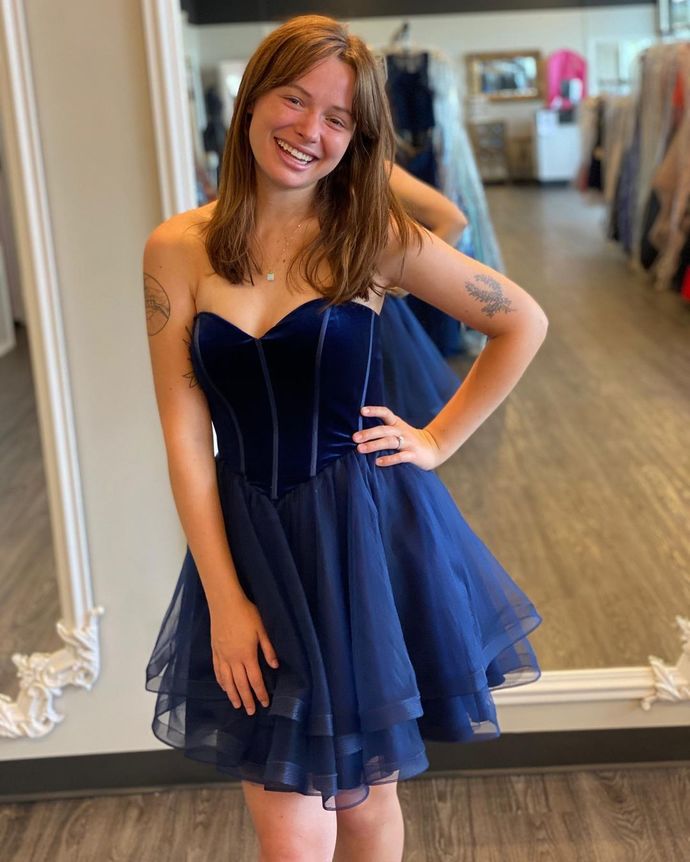 Cute Sweetheart A-Line Homecoming Dresses cg22657