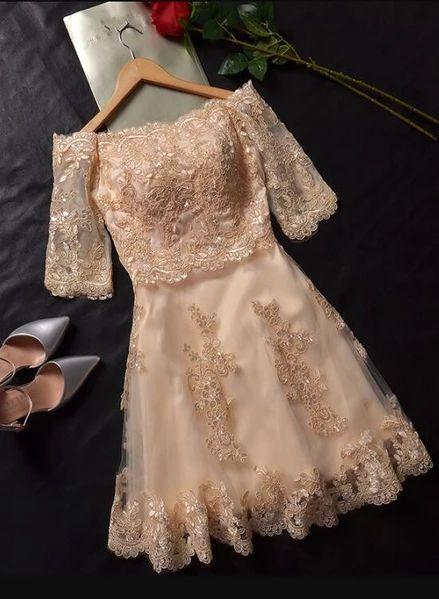 Cute Lace and Tulle Short Junior Homecoming Dress cg22861