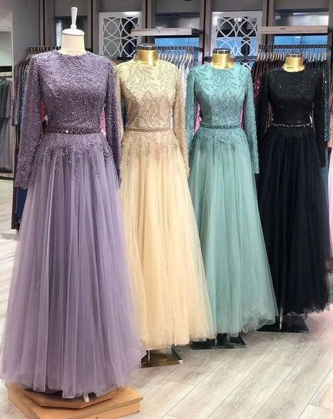 A line long tulle prom dress with beading cg22895