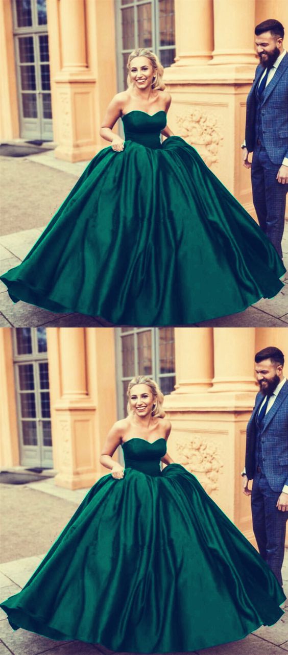 dark green prom dresses ball gown cg2830