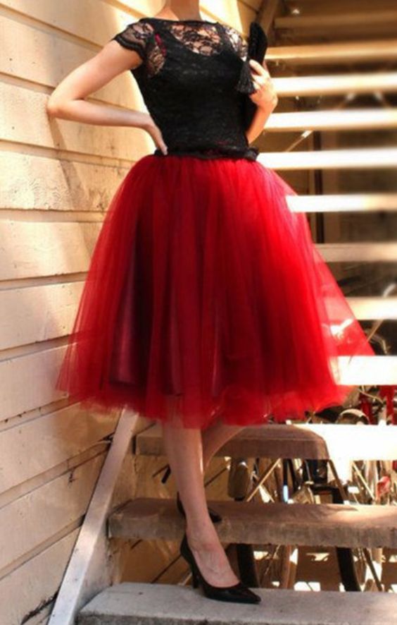 Red Party Dress,Tulle Dresses,New Arrival Formal homecoming dresses cg3736